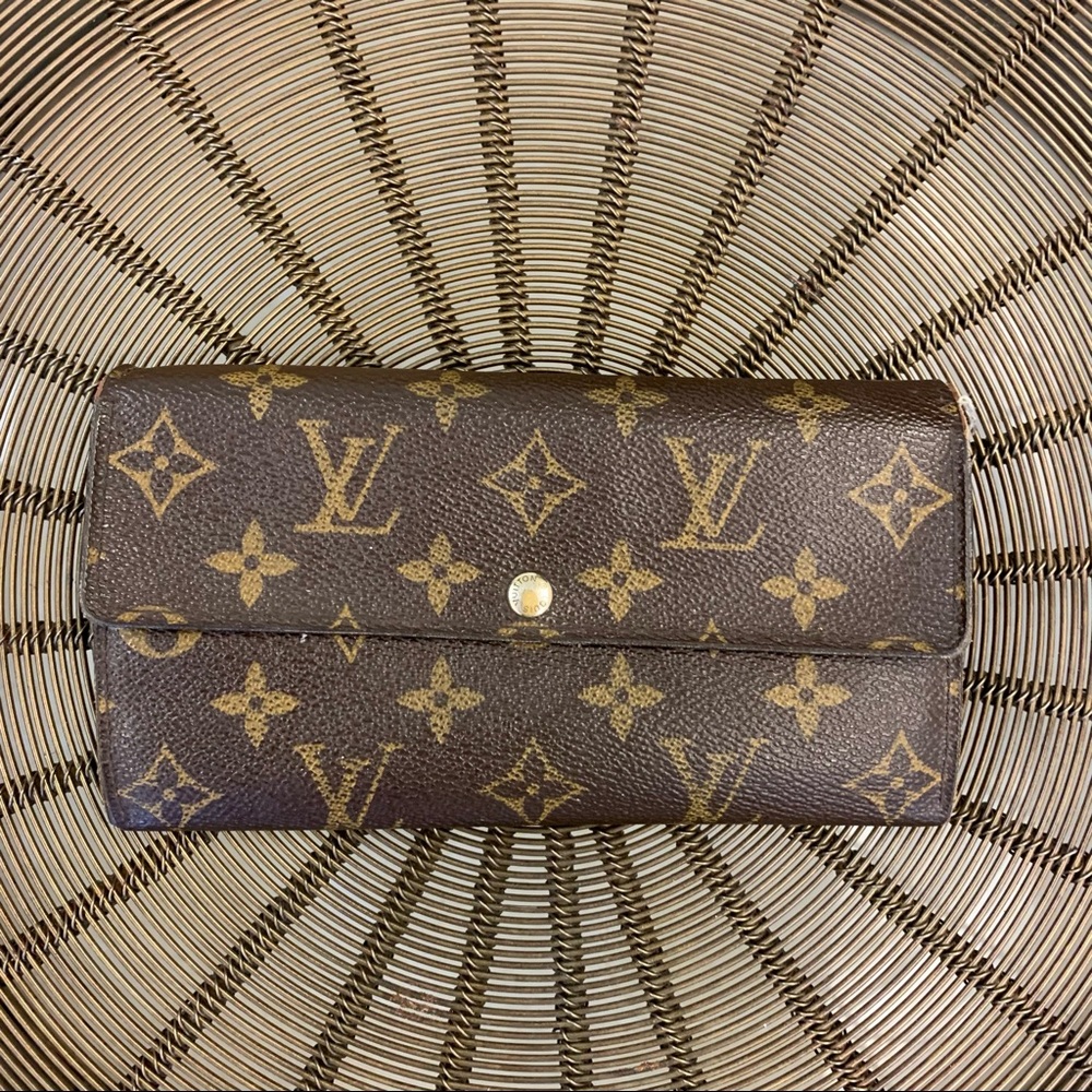 Louis Vuitton Brown Classic Monogram Wallet